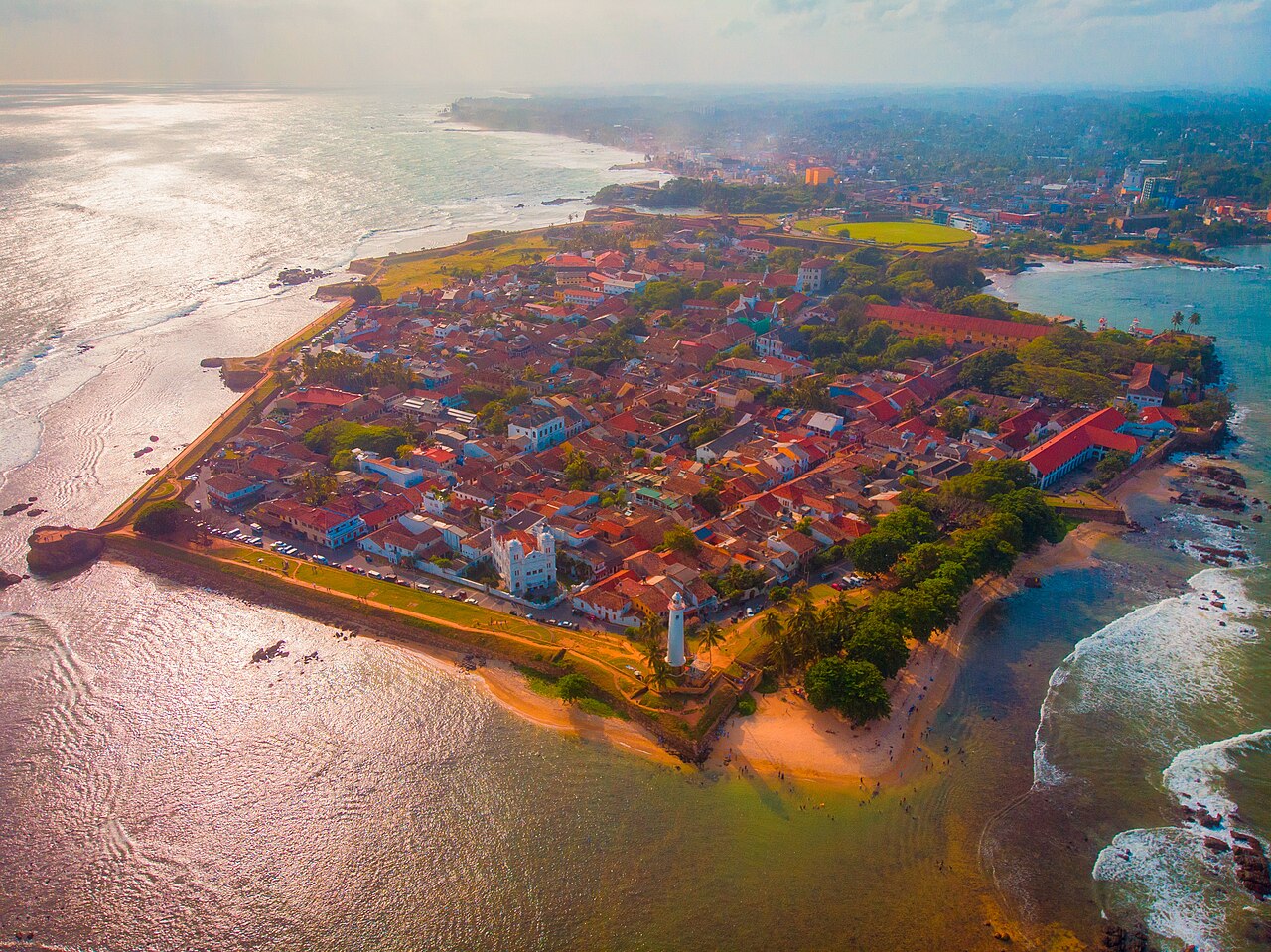 Galle Fort on the south coast of Sri Lanka