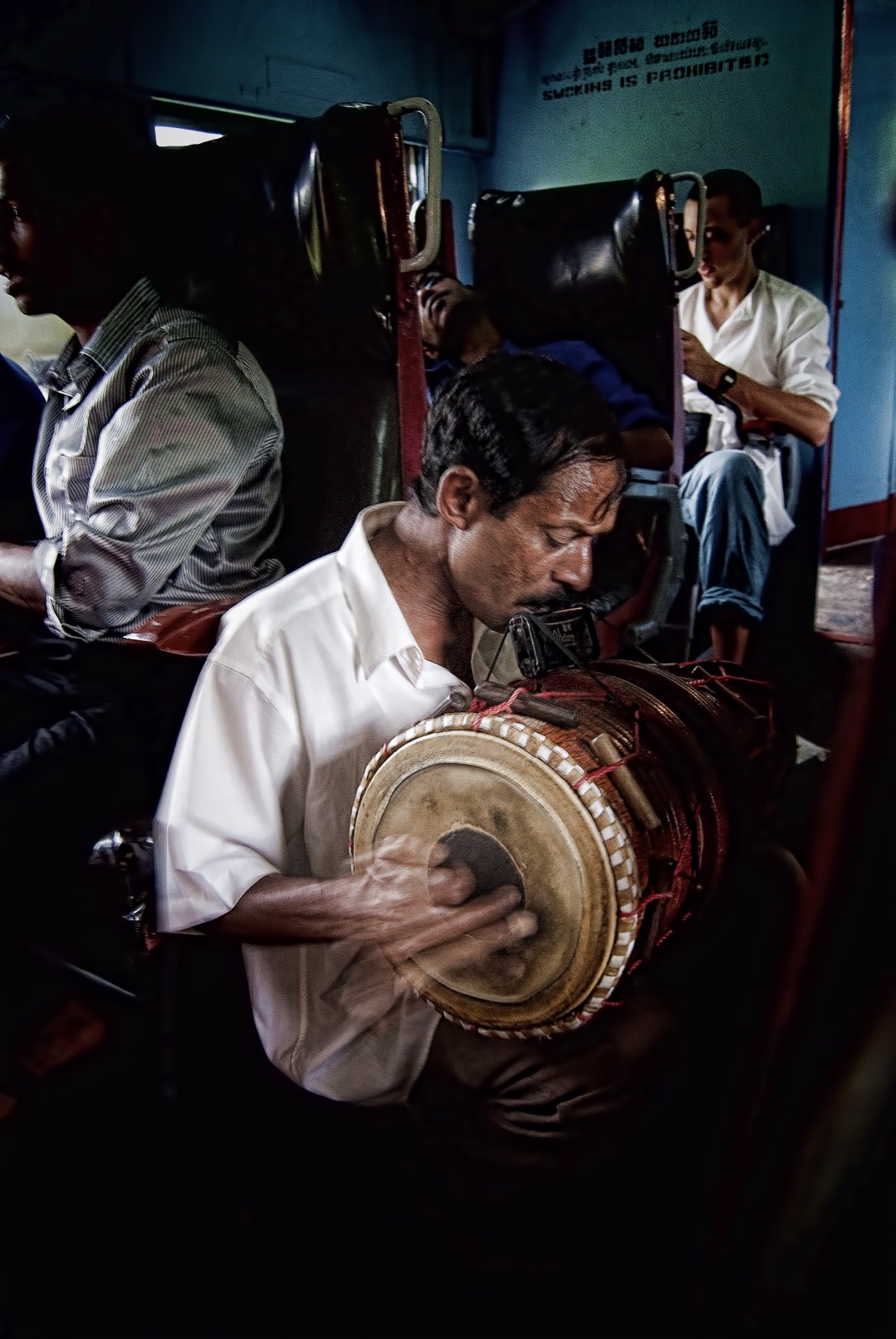 Train route through Sri Lanka